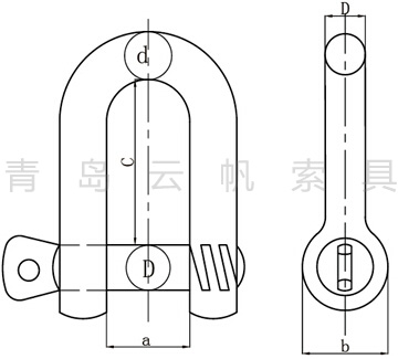 歐式大D卸扣型號規(guī)格