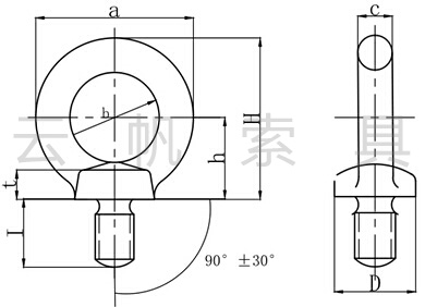 日式JIS1168吊環(huán)螺絲型號規(guī)格