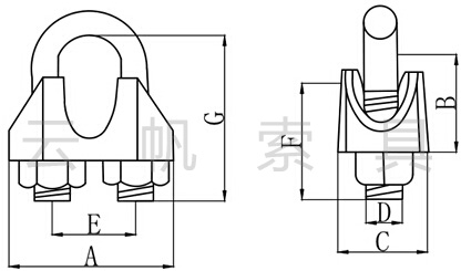 DIN 741 卡頭型號(hào)規(guī)格