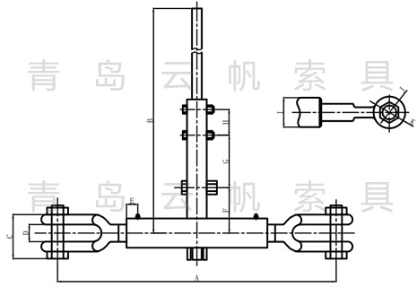 叉叉式緊索具規(guī)格型號